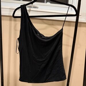 J crew Black One-Shoulder Women's Top
